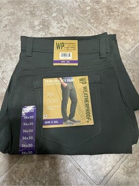 WP Weatherproof Tech Utility Pant - Black - 36W